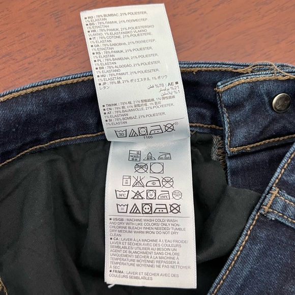 Banana Republic Factory Dark Wash Skinny Fit Jean Size 10 30 - Picture 5 of 14